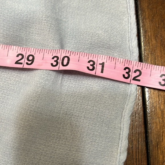 Free People Womens Catch Me If You Can Peasant Blouse Light Blue Sz M - Picture 11 of 12